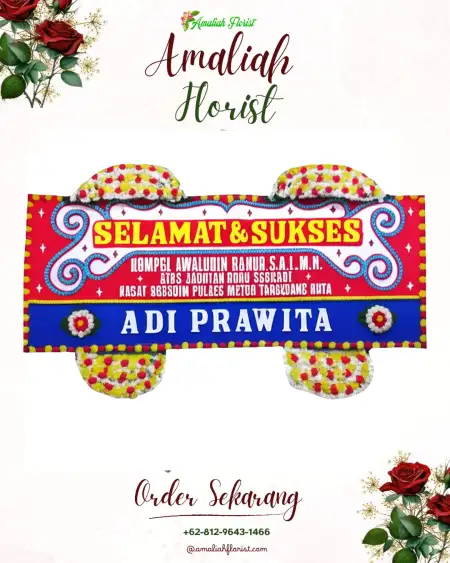 Papan Bunga Ucapan Selamat Universitas Bina Nusantara