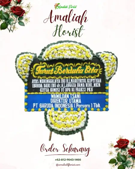 Papan Bunga Duka Universitas Bina Nusantara